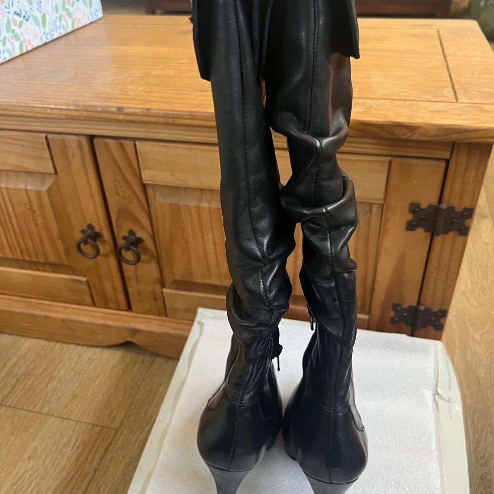 JESSICA SIMPSON KNEE HIGH BLACK BOOTS SIZE - Picture 15 of 16